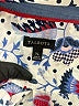 Talbots 100% Cotton Paisley White Long Sleeve Button-Down Shirt Size XL - photo 7