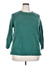 Caslon Teal Pullover Sweater Size 2X - photo 1