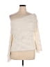 Tadashi 100% Silk Ivory Blouse Size 16 - photo 1