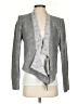 BCBGMAXAZRIA Metallic Silver Blazer Size S - photo 1