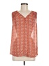 Fun2Fun 100% Polyester Orange Sleeveless Blouse Size M - photo 1