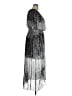 One World 100% Polyester Stars Silver Cocktail Dress Size 1X - photo 4
