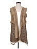 Miss Me 100% Polyester Tan Cardigan Size S - photo 1
