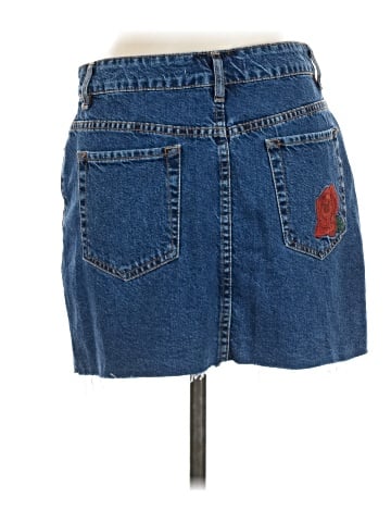 Trafaluc by Zara Denim Skirt (view 2)