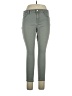 Gap Color Block Green Jeans Size 14 - photo 1