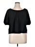Old Navy 100% Cotton Black Short Sleeve Blouse Size XL - photo 1