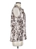 Simply Vera Vera Wang 100% Polyester Silver Sleeveless Blouse Size M - photo 4