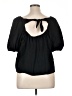 Old Navy 100% Cotton Black Short Sleeve Blouse Size XL - photo 2