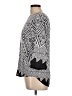 Fun2Fun 100% Rayon Silver 3/4 Sleeve Top Size L - photo 5