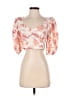 Express Orange 3/4 Sleeve Blouse Size XS - photo 1