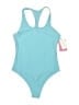 Assorted Brands Solid Teal One Piece Swimsuit Size S - photo 1