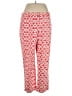 Rafaella Print Red Casual Pants Size 14 - photo 1