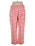 Rafaella Print Red Casual Pants Size 14 - photo 2