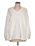 CAbi 100% Cotton Ivory Pullover Sweater Size L - photo 1