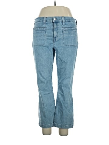 Madewell Kick Out Crop Jeans in Penman Wash: Patch Pocket Edition (view 1)