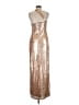 Superdown 100% Polyester Metallic Gold Black Cocktail Dress Size M - photo 2