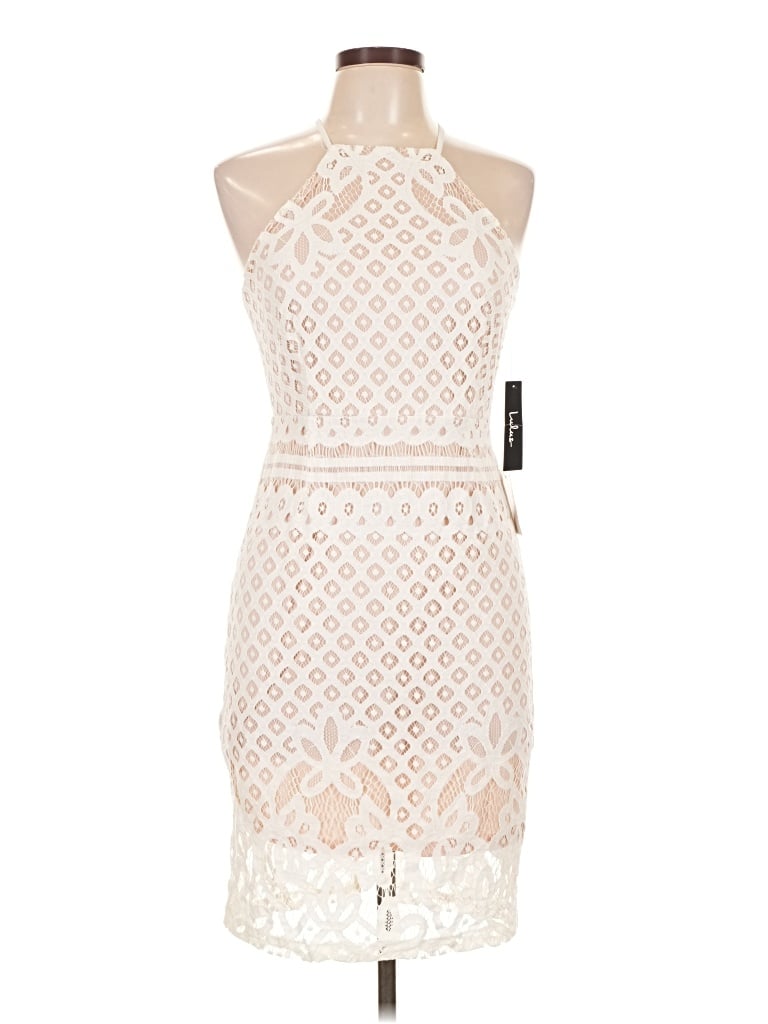 Lulus Cocktail Dress In Neutral