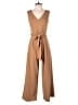 Calvin Klein Solid Tan Jumpsuit Size 4 - photo 1