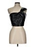 Milly 100% Polyurethane Black Sleeveless Blouse Size L - photo 1