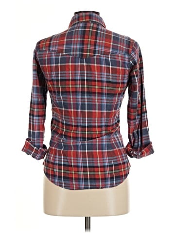H&M L.O.G.G. 3/4 Sleeve Button-Down Shirt (view 2)