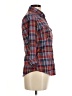 H&M L.O.G.G. Plaid Red 3/4 Sleeve Button-Down Shirt Size 8 - photo 4
