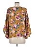 Ivy Jane 100% Polyester Gold Yellow 3/4 Sleeve Blouse Size 6 (estimated) - photo 2