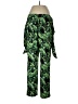 Gianni Bini 100% Polyester Tropical Green Cargo Pants Size 32 waist (estimated) - photo 2