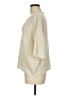 Cupshe 100% Acrylic Ivory Poncho Size M - photo 5