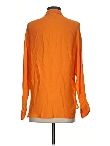 Haute Hippie Long Sleeve Silk Top (view 2)
