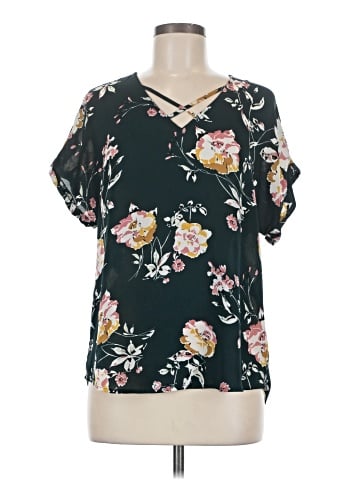 Maurices Short Sleeve Blouse (view 1)