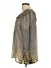 Unity World Wear Gold Long Sleeve Blouse Size L - photo 5