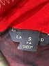 Lands' End 100% Polyester Color Block Red Windbreaker Size 7 - 8 - photo 4