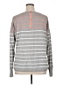 Crown & Ivy Stripes Gray Pullover Sweater Size XL - photo 2