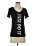 Nike 100% Polyester Print Black Short Sleeve T-Shirt Size S - photo 1
