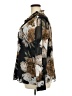 Calvin Klein Floral Black Long Sleeve Blouse Size XL - photo 5