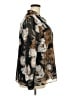Calvin Klein Floral Black Long Sleeve Blouse Size XL - photo 4