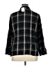 J.Jill Argyle Black Long Sleeve Button-Down Shirt Size XL - photo 2