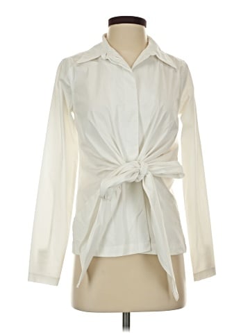 Donna Karan New York Long Sleeve Blouse (view 1)