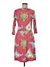 J. McLaughlin Paisley Pink Casual Dress Size M - photo 1