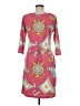 J. McLaughlin Paisley Pink Casual Dress Size M - photo 2
