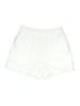 Athleta Solid White Athletic Shorts Size M - photo 1
