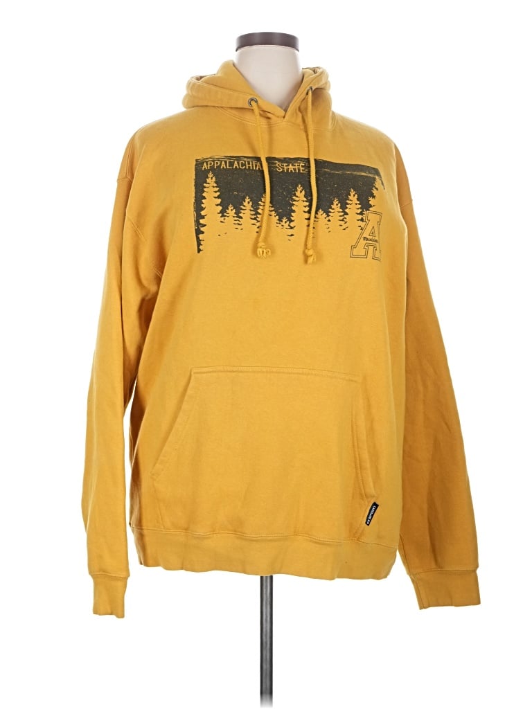 Pre-owned Assorted Brands Pullover Hoodie In Yellow