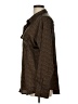 Fate 100% Polyester Tweed Brown Long Sleeve Blouse Size L - photo 5
