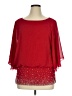 MSK 100% Polyester Red 3/4 Sleeve Blouse Size XL - photo 1
