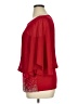 MSK 100% Polyester Red 3/4 Sleeve Blouse Size XL - photo 5