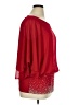 MSK 100% Polyester Red 3/4 Sleeve Blouse Size XL - photo 4
