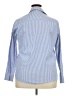 Unbranded Stripes Blue Long Sleeve Button-Down Shirt Size XL - photo 2