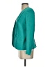 Parker 100% Silk Teal Silk Blazer Size S - photo 5