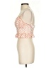 Saints + Secrets 100% Cotton Orange Sleeveless Blouse Size S - photo 5