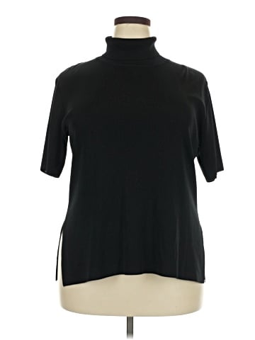 misook Short Sleeve Turtleneck (view 1)